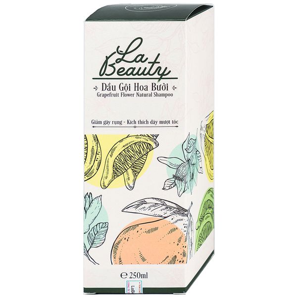 Dầu Gội Hoa Bưởi La Beauty 250Ml - Giảm Gãy Rụng, Kích Thích Mọc Tóc 1