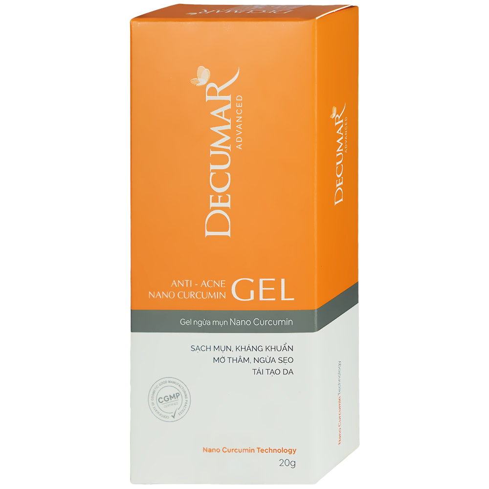 Gel nghệ ngừa mụn Decumar Advanced 20g 1