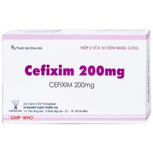 Thuốc Cefixim 200Mg Trị Viêm Tai Giữa, Nhiễm Khuẩn