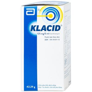 Klacid 125Mg/5Ml Chai 60Ml Trị Viêm Họng, Viêm Phổi