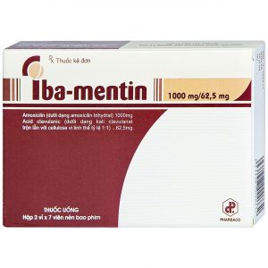 Iba-Mentin 1000Mg/62.5Mg Pharbaco 2X7