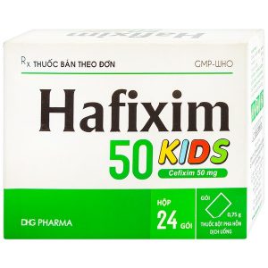 Hafixim 50Mg Trị Viêm Tai Giữa, Viêm Phế Quản Cấp