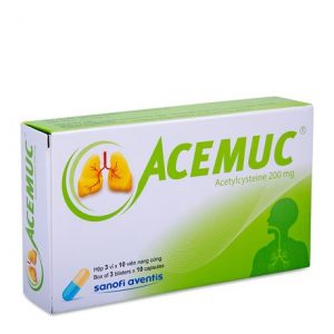 Acemuc 200mg (3 vỉ x 10 viên/hộp)