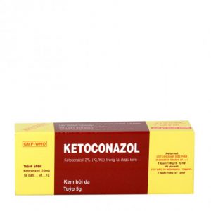 Kem bôi da trị nấm ở da và niêm mạc Ketoconazol 2% (5g)