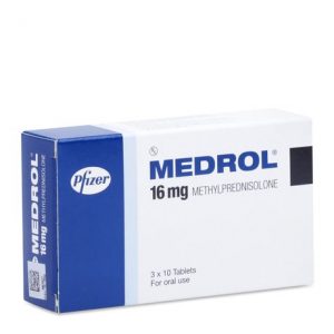 Medrol 16mg (3 vỉ x 10 viên hộp)