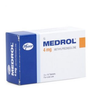 Medrol 4mg (3 vỉ x 10 viên/hộp)