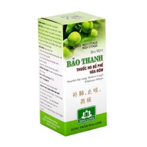 Thực phẩm bảo vệ sức khỏe bổ phế Siro Bảo Thanh Trẻ Em (Lọ 100ml)
