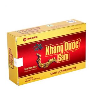 TPCN cải thiện sinh lý nam Khang Dược Sâm (2 vỉ x 10 viên/hộp)
