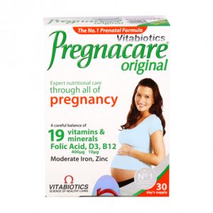 TPCN tăng cường sức khỏe cho phụ nữ mang thai Pregnacare (Hộp 30 viên)