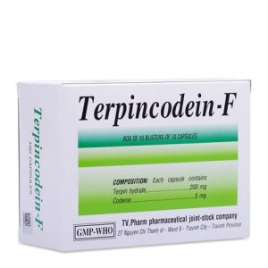 Terpincodein – F (10 vỉ x 10 viên/hộp)