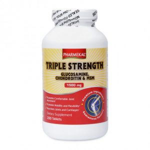 Thực phẩm bảo vệ sức khỏe giúp phục hồi và tái tạo sụn khớp Triple Strength Glucosamine Chondroitin & MSM (Hộp 200 viên)