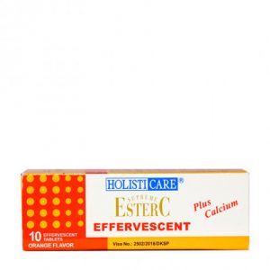 Thực phẩm bảo vệ sức khỏe tăng cường sức đề kháng hương cam Holisticare Supreme Ester C Effervescent