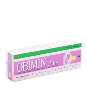 Thực phẩm chức năng bổ sung Vitamin và khoáng chất cho phụ nữ dự định có thai – mang thai – cho con bú Obimin Plus (30 viên/hộp)