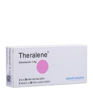 Thuốc chống dị ứng Theralene (2 vỉ x 20 viên/hộp)