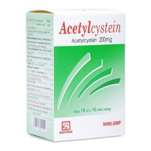 Thuốc điều trị các bệnh đường hô hấp Acetylcystein (200mg)