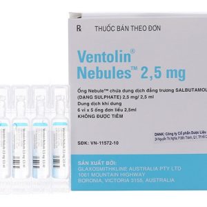 Ventolin 2,5ml / 2,5ml khí dung