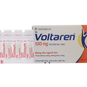 Viên đặt giảm đau Voltaren 100mg hộp 5 viên