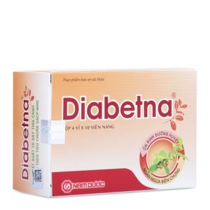 Thực phẩm bảo vệ sức khỏe hỗ trợ điều trị bệnh tiểu đường Diabetna (40 viên/hộp)