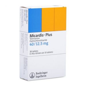 Micardis Plus 40/12,5mg (3 vỉ x 10 viên/hộp)