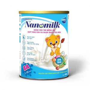 Sữa bột Namomilk BA 400g (Dinh dưỡng dành cho trẻ biếng ăn, chậm phát triển)