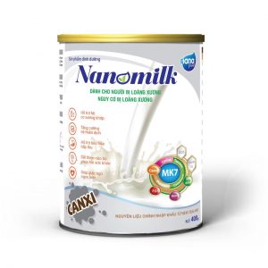 Sữa bột Nanomilk Canxi 400g (Dinh dưỡng dành cho người loãng xương)