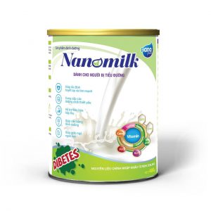 Sữa bột Nanomilk Dibetes 400g (Dinh dưỡng dành cho người bị tiểu đường và ăn kiêng)