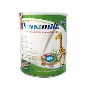 Sữa bột Nanomilk Grow 900g (Dinh dưỡng cho trẻ phát triển toàn diện cân nặng, chiều cao, trí não)