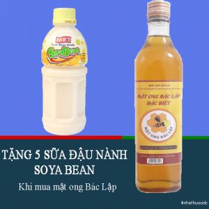 [ KHUYẾN MẠI ] Mật Ong Bác Lập Đặc Biệt Tặng 5 Hộp Sữa Đậu Nành Soya Bean