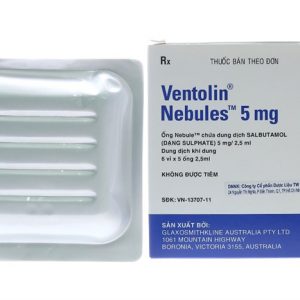 Ventolin 5mg 6vix5 ô 2,5ml