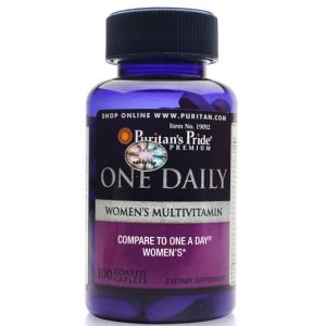 Vitamin tổng hợp nữ Puritan's Pride One Daily Women's Multivitamin 100 viên uống 1 viên/ngày
